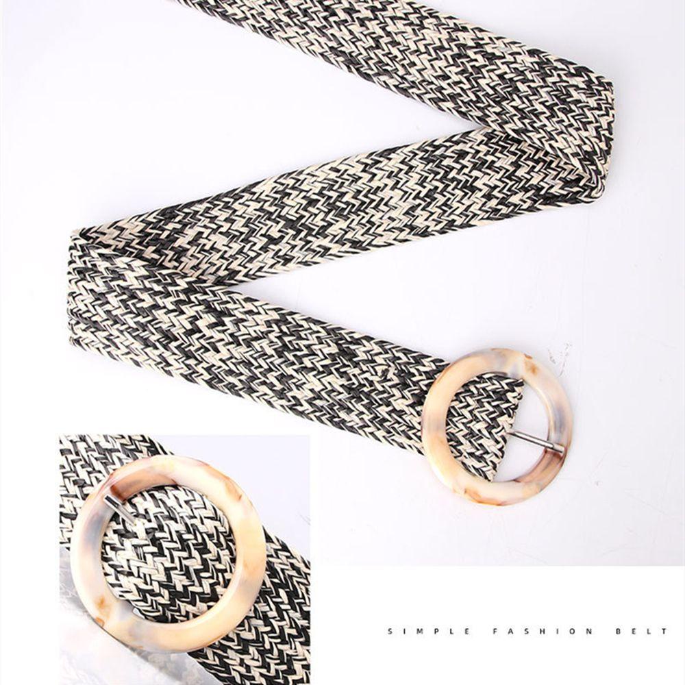 Thắt Lưng Dây Xích Khóa Nhựa Resin Thời Trang Cho Nữ