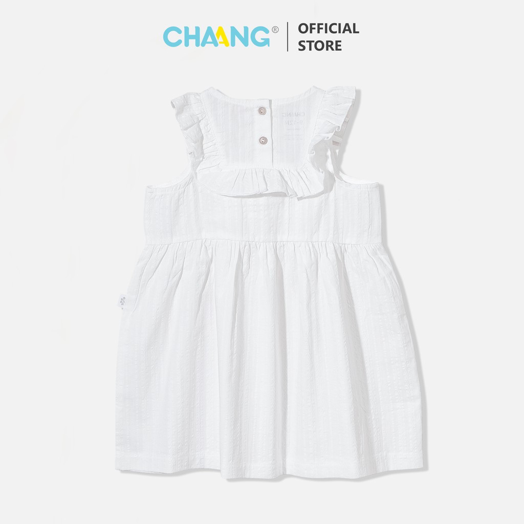 Váy cổ bèo CHAANG summer trắng