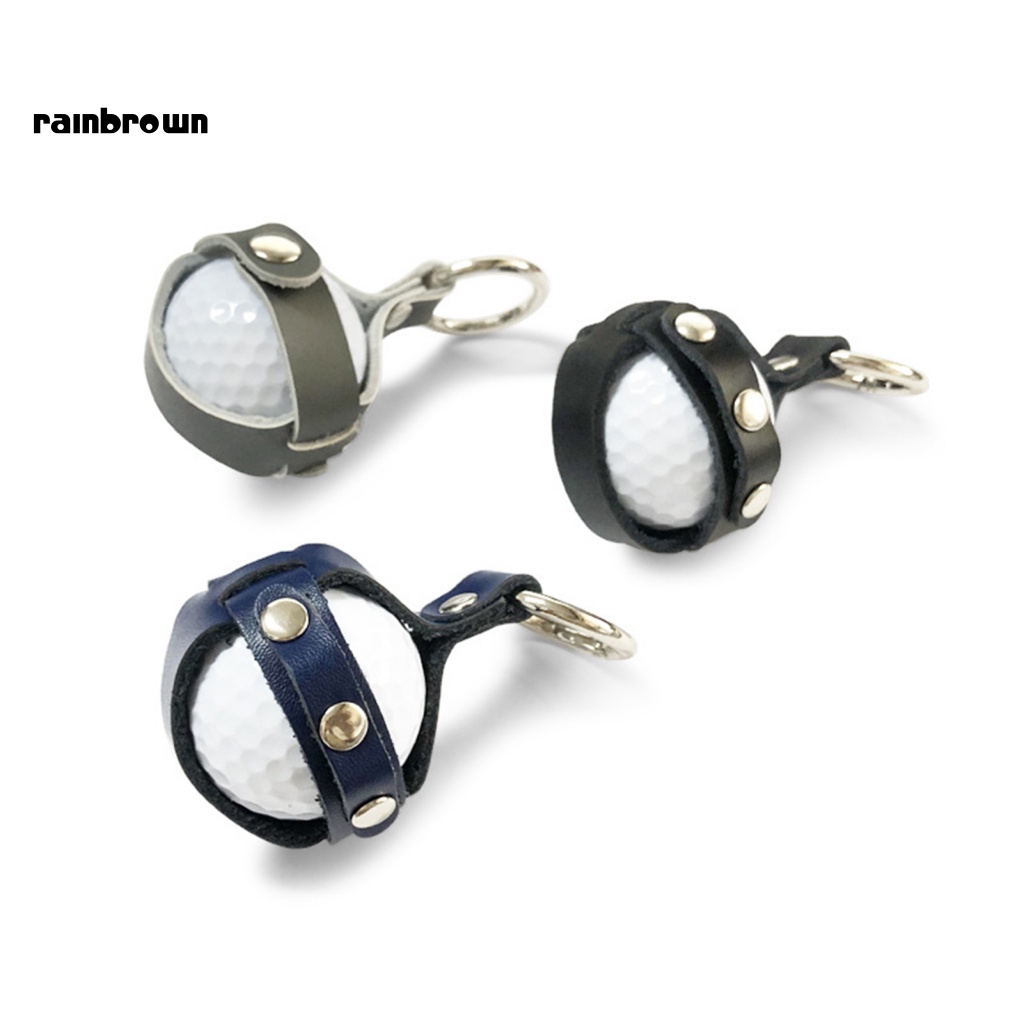 / Rb / Túi Đựng Bóng Golf Bằng Da Mộc Mạc Chống Ẩm