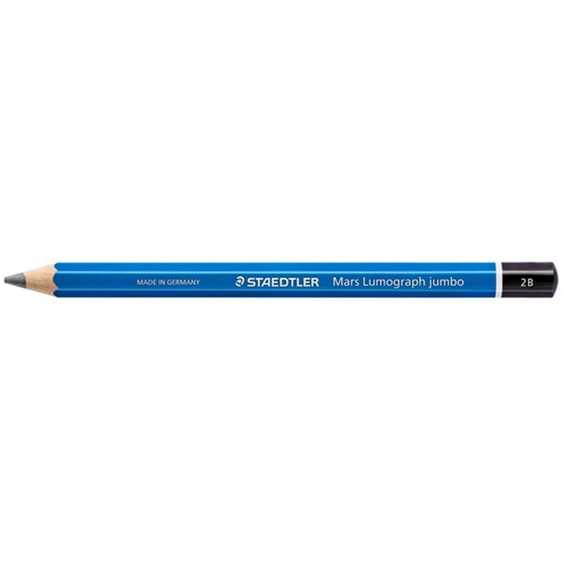 [Mã BMINCU50 giảm 50K đơn 250K] Bút Chì Gỗ Staedtler Mars Lumograph Jumbo 100j-2B-4B-8B