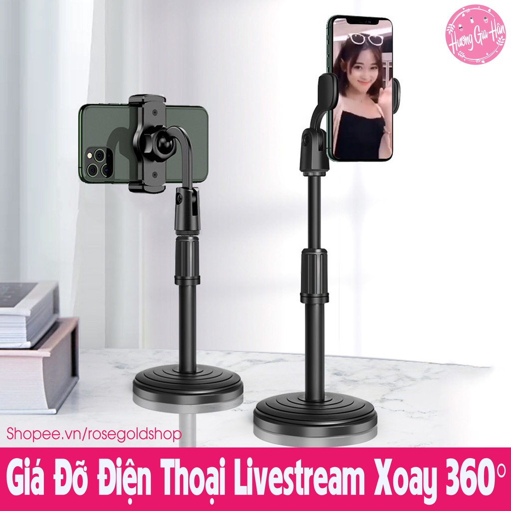 Giá Đỡ Điện Thoại Học Online, Quay TikTok, Livestream, Xem Video Xoay 360°