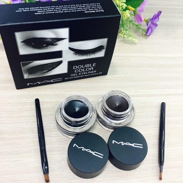 Set 2 Hũ Gel Kẻ Mắt Mac