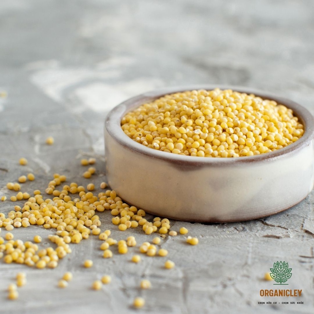 Hạt Kê Hữu Cơ Đã Bóc Vỏ 500g Sottolestelle Organic Hulled Millet - Hạt Kê Vàng - Hạt Hữu Cơ - Organicley