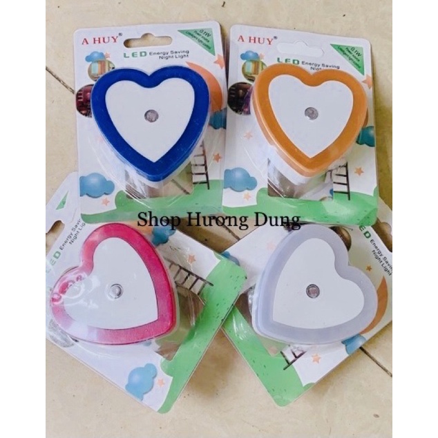 Đèn ngủ cảm ứng hình trái tim
