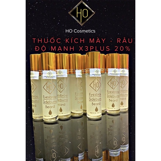 Sản Phẩm Cao Cấp Kích Mọc Chân Mày Râu Ho X3Plus Độ Mạnh Nhất Hiện Nay