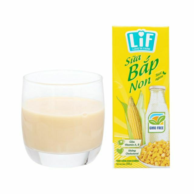 Thùng 24 hộp 180ml sữa bắp non lif