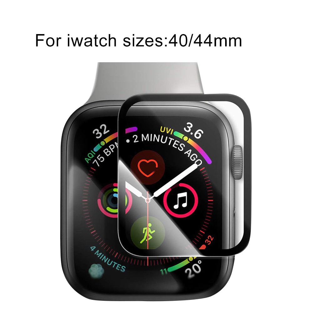 40/44mm 3D Curved Edge Tempter Glass Screen Protector for Apple Watch Series 4