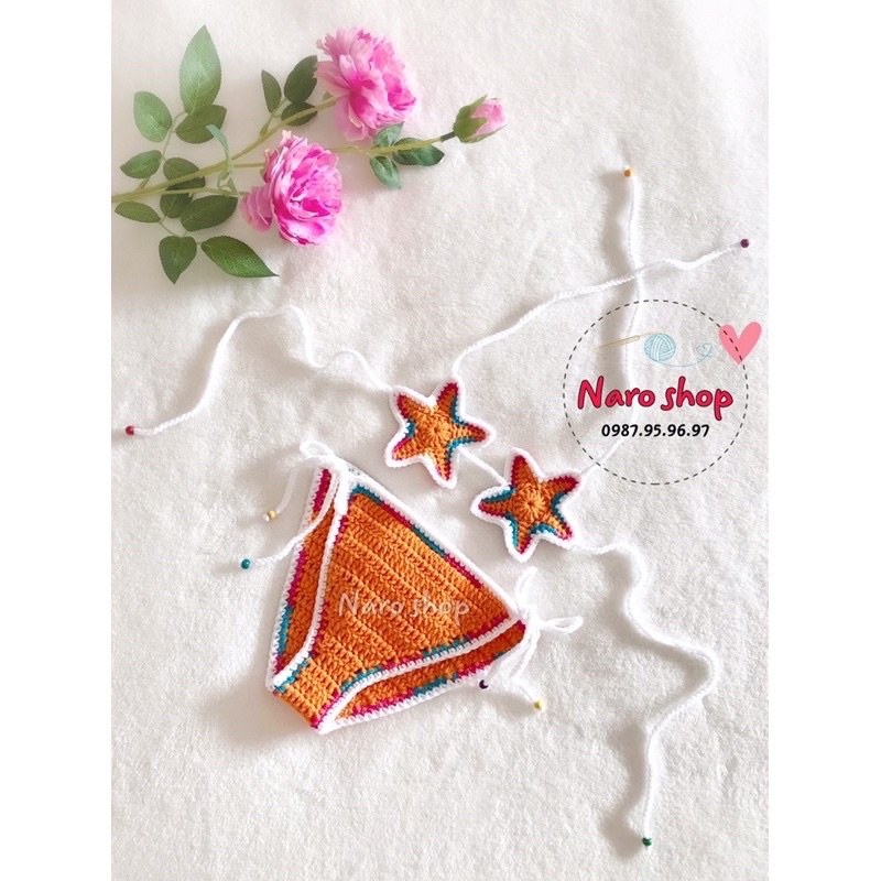 {SALE - HÀNG CÓ SẴN} BỘ BIKINI SAO BIỂN CHO BÉ