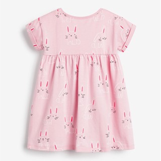 Váy little maven thỏ hồng
