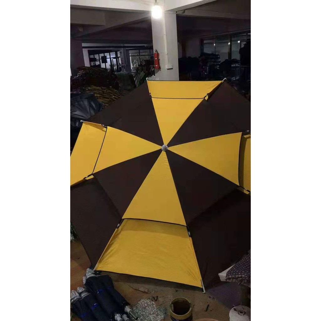 Ô dù câu cá 2 tầng kích thước 2.0m, 2.2m, 2.4m