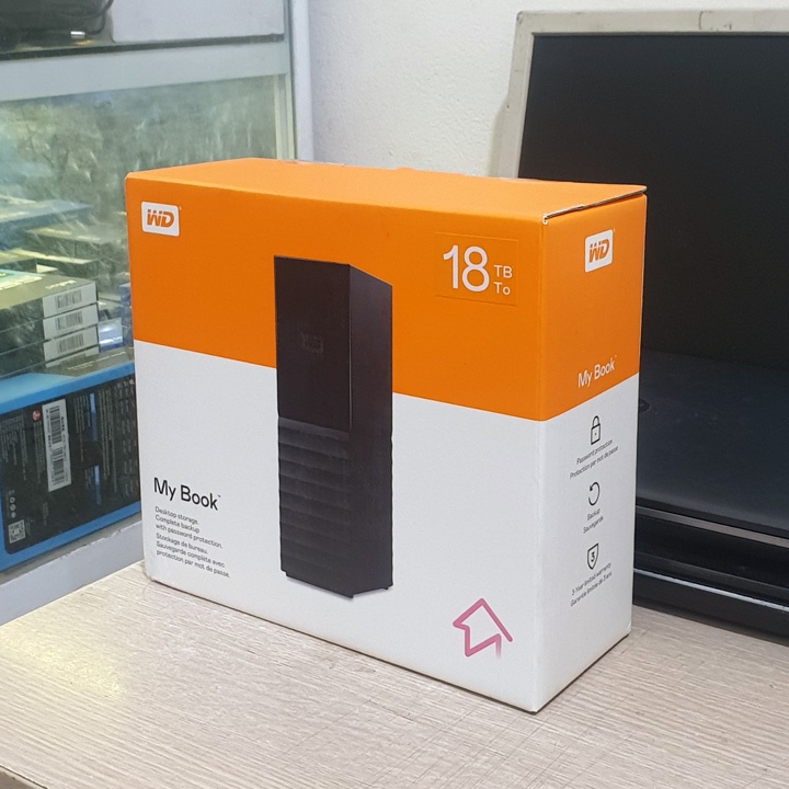 Ổ cứng gắn ngoài USB3.0 Western Digital WD My Book 4TB 6TB 8TB 10TB 12TB 14TB 16TB 18TB - bảo hành 3 năm