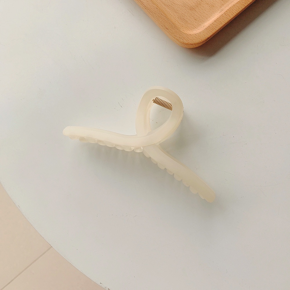 Kẹp tóc acrylic trong suốt hình vây cá mập phong cách Hàn Quốc ngọt ngào thời trang cho nữ
