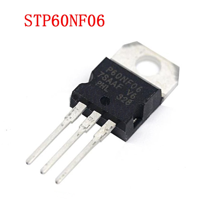 10Pcs/Lot Stp60Nf06 P60Nf06 60n06 60nf06 To-220