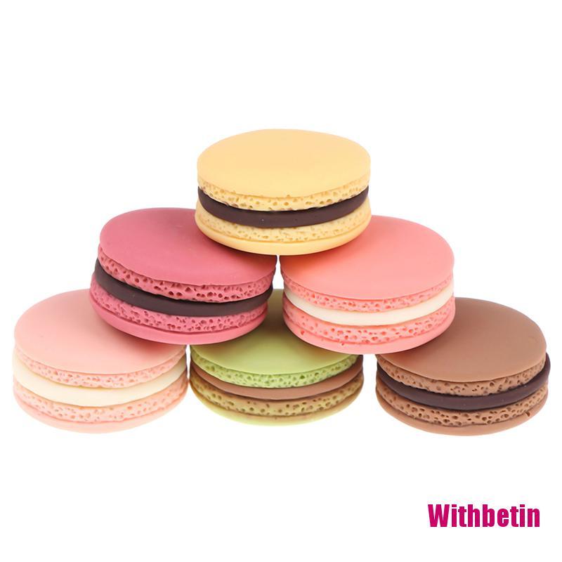 Set 10 Bánh Macaron 1 / 12 Đồ Chơi Cho Nhà Búp Bê