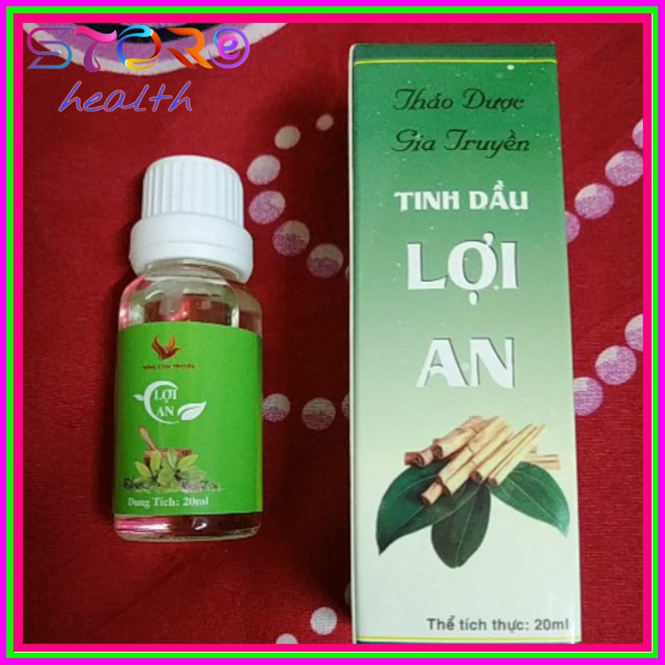 Tinh dầu Lợi An chính hãng, ho đờm, ho cảm lạnh, thở khò khè