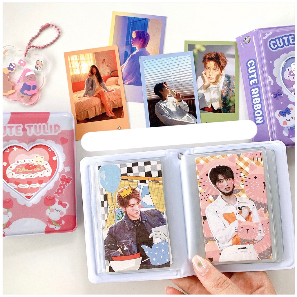 Album, Sổ Đựng Card Collect Book Precious Cute Tulip