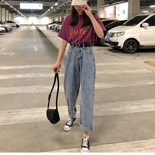 Quần jeans nữ cạp cao trên rốn siêu co giãn form dáng ôm màu xám