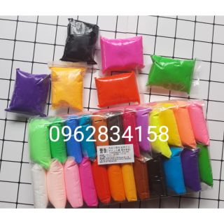 Đất set gói superclay đất sét nhẹ làm slime, hoa đất  sét, đất nặn..