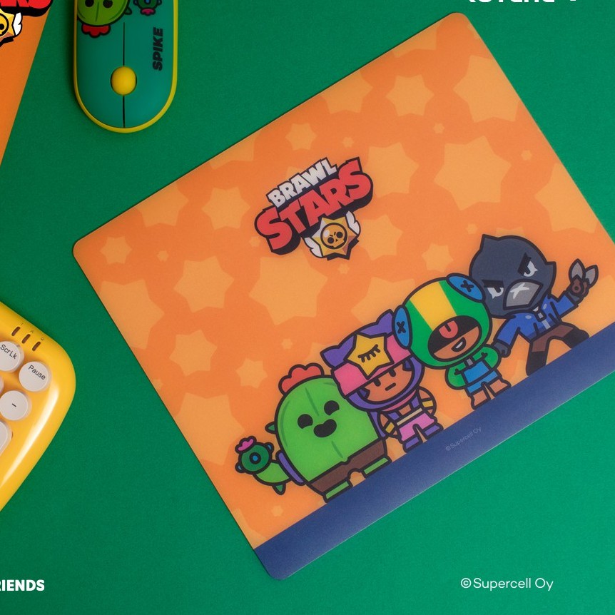 Lót chuột BRAWL STARS siêu bền chắc in hình nhân vật hoạt hình