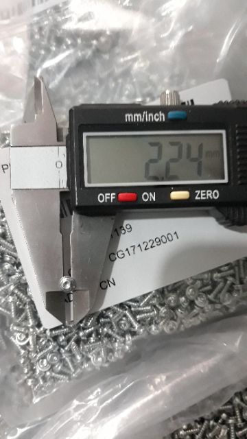 _Com bo 1kg vít ren xoắn m2x7,5mm
