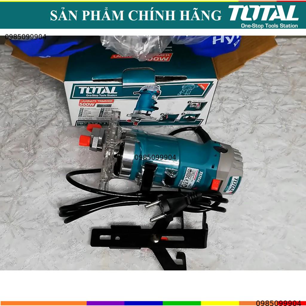 Máy soi gỗ - phay gỗ - cắt mép mini 500W TOTAL TLT5001 đường kính mũi 6 - 6.3mm