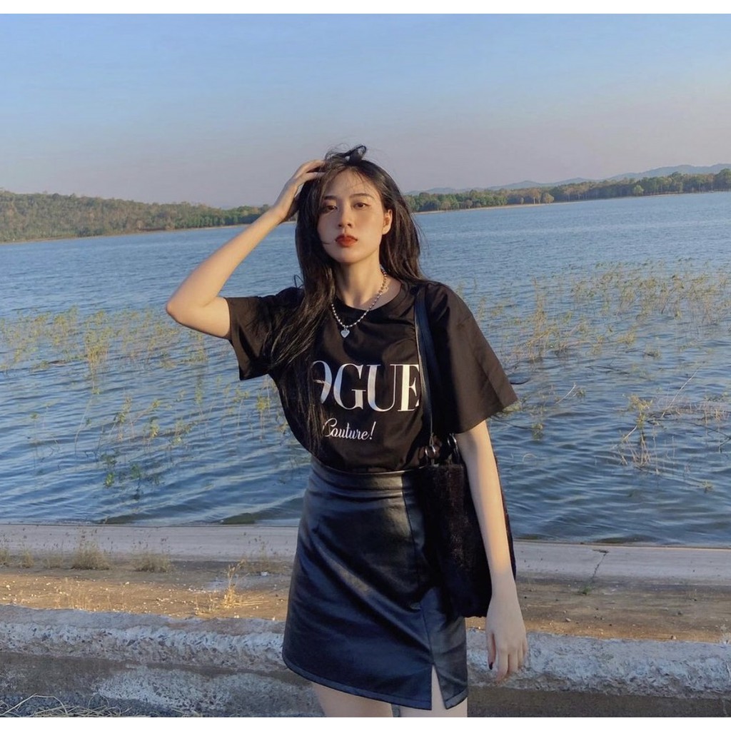 Áo Thun VO.GUE Ulzzang Unisex, Basictee oversize chất cotton co dãn 4 chiều đẹp (V99)