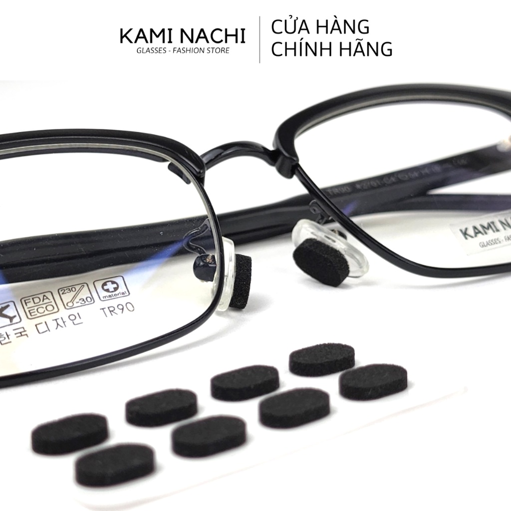 Bộ 8 miếng đệm mũi chống trượt cho kính bằng silicon siêu mềm KAMI NACHI