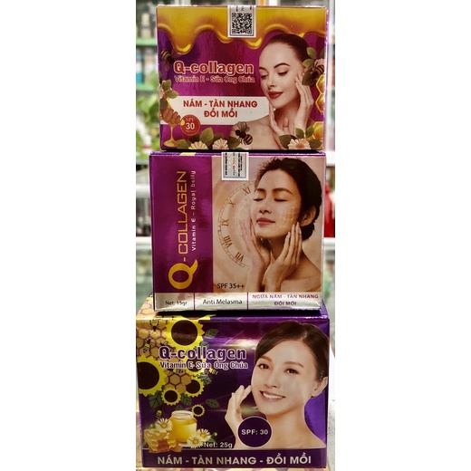 Kem dưỡng trắng da giảm nám tàn nhang đồi mồi Q_Collagen