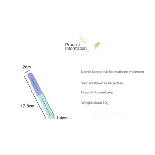 Double-sided nail file