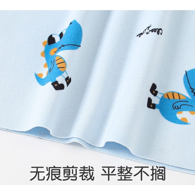 Bộ Đồ Lót Dài Tay Hai Mặt Không Đường May 90-160CM Thời Trang Cho Bé