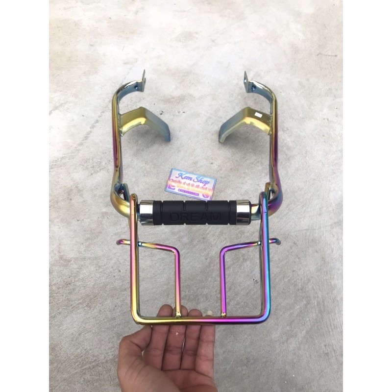 Tay xách (Cảng sau) titan (inox 7 màu) cho xe dream