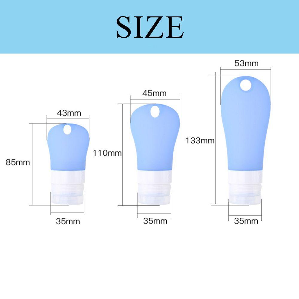 Chai Rỗng Bằng Silicon Họa Tiết Dễ Thương Để Đựng Mẫu Thử