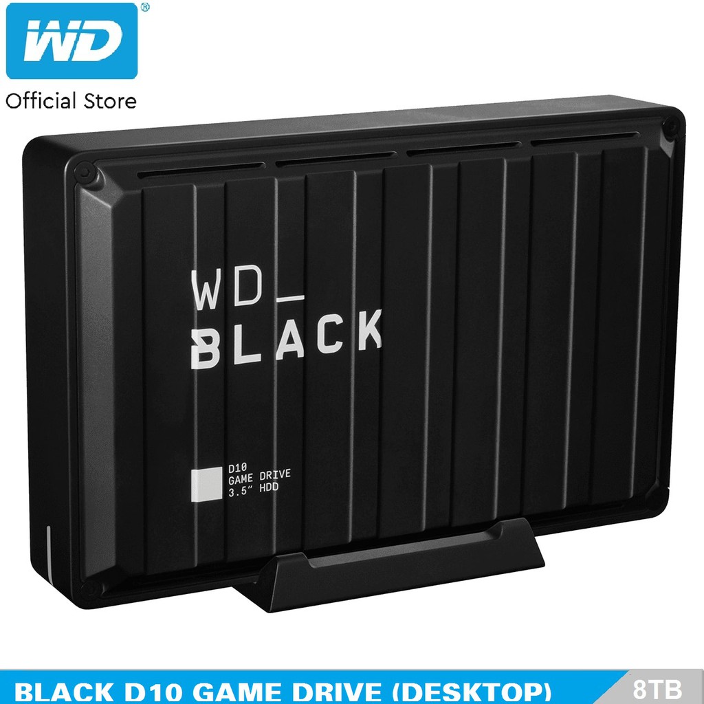  Ổ cứng HDD WD BLACK D10 Game Drive For Xbox 8TB 2.5", 3.2(WDBA3P0080HBK-SESN)