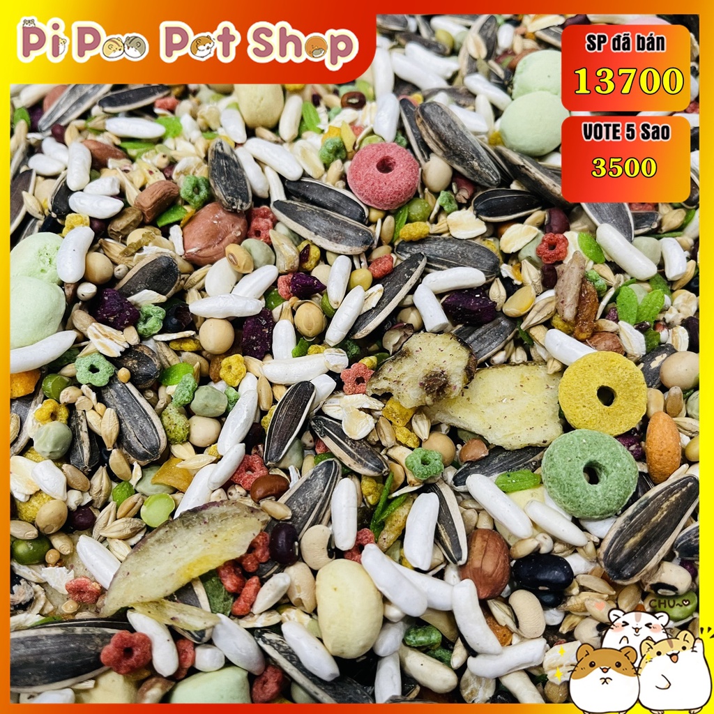 Thức ăn Hamster rang bơ mau mập 500g