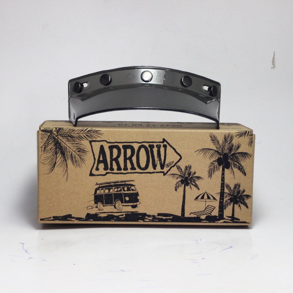 Mái che Raw Circle phụ kiện mũ bảo hiểm dành cho người đi xe máy Arrow