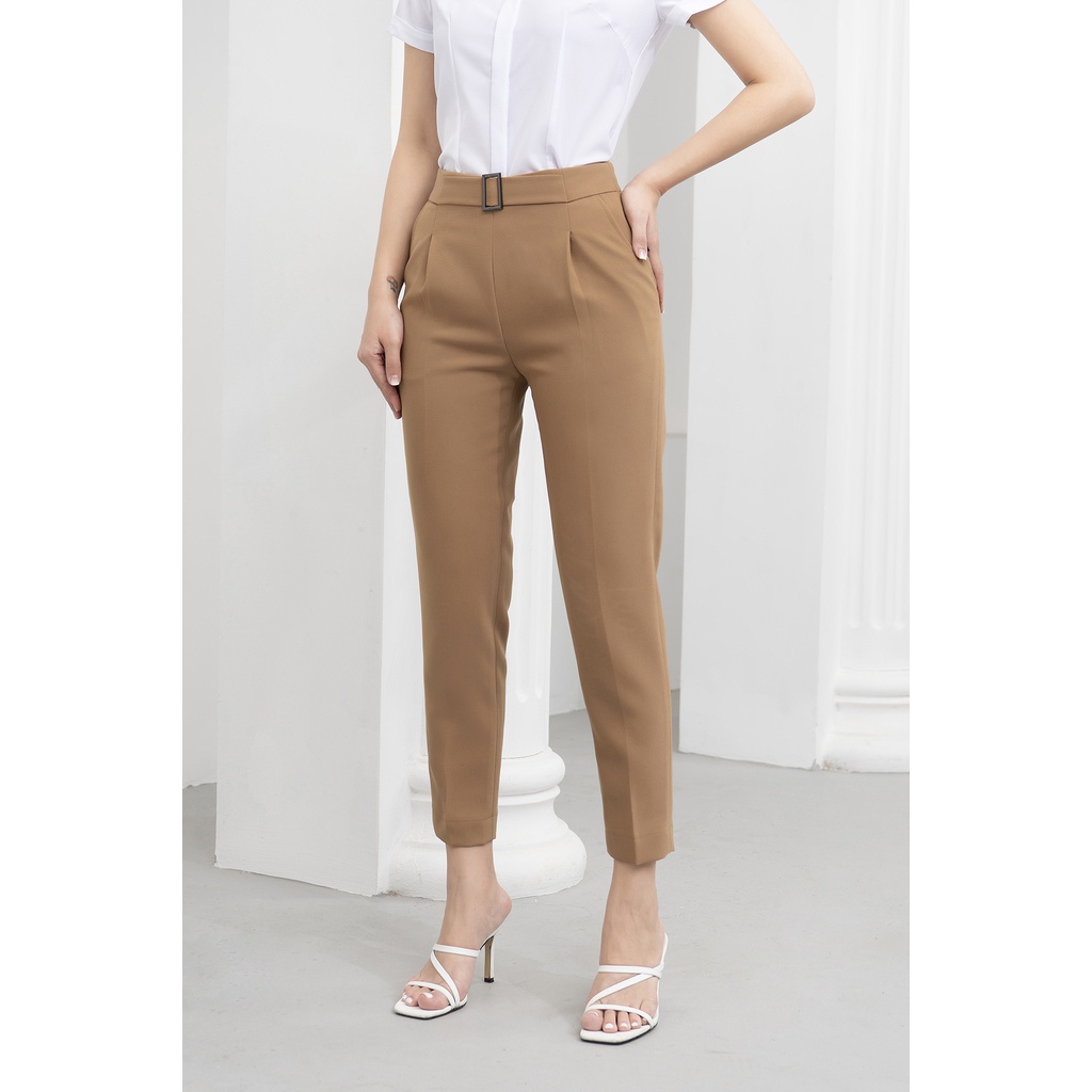 Quần Baggy Nữ Công Sở Chất Đũi Hàn Quốc LUPERI LFQD2101 Không Nhăn, Không Cắn Chỉ, Form Cực Chuẩn