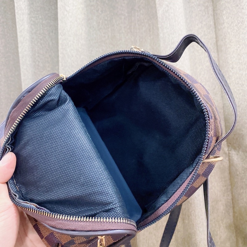 Balo nữ đeo chéo đi học đi chơi đẹp thời trang caro Hiếu Túi BL11