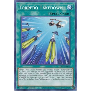 Thẻ bài Yugioh - TCG - Torpedo Takedown / MP21-EN078'