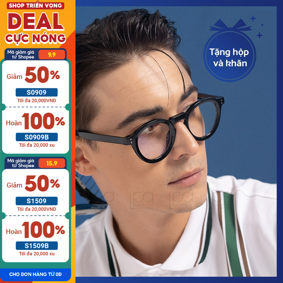 Gọng Kính Cận Tròn Dày Dặn Nextgen Nobita G1062