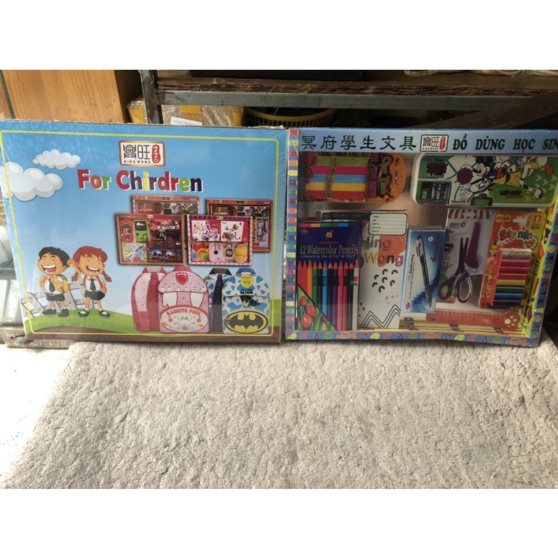 Đồ dùng học tập giấy vàng mã cho trẻ em mẫu đẹp