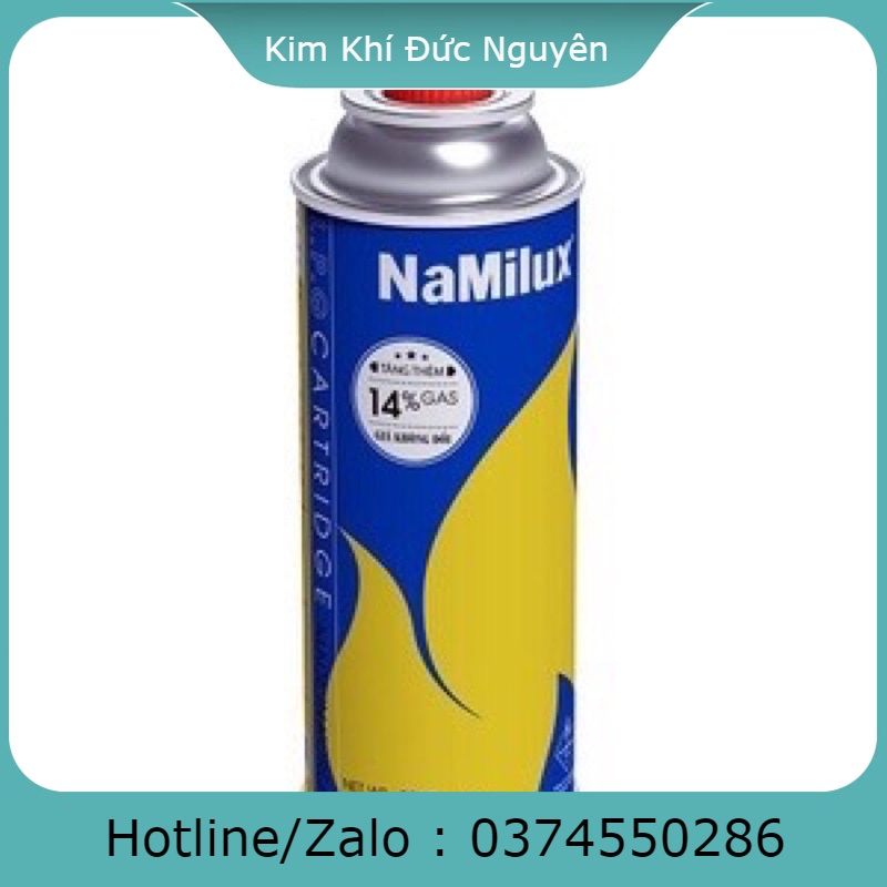 LON GAS MINI NAMILUX - LON GAS DÙNG BẾP DU LỊCH - LON GAS MINI MỚI 100% kim khí đức nguyên