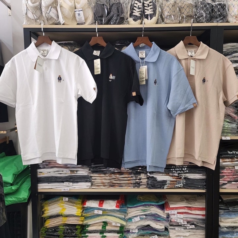 ÁO POLO WHOAU HÀN QUỐC UNISEX FORM OVER