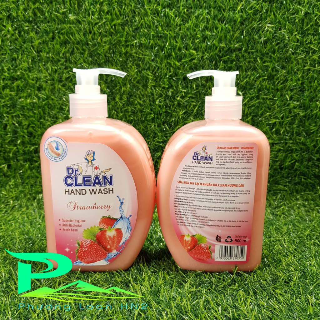 Sữa rửa tay diệt khuẩn Dr Clean chai 500ml