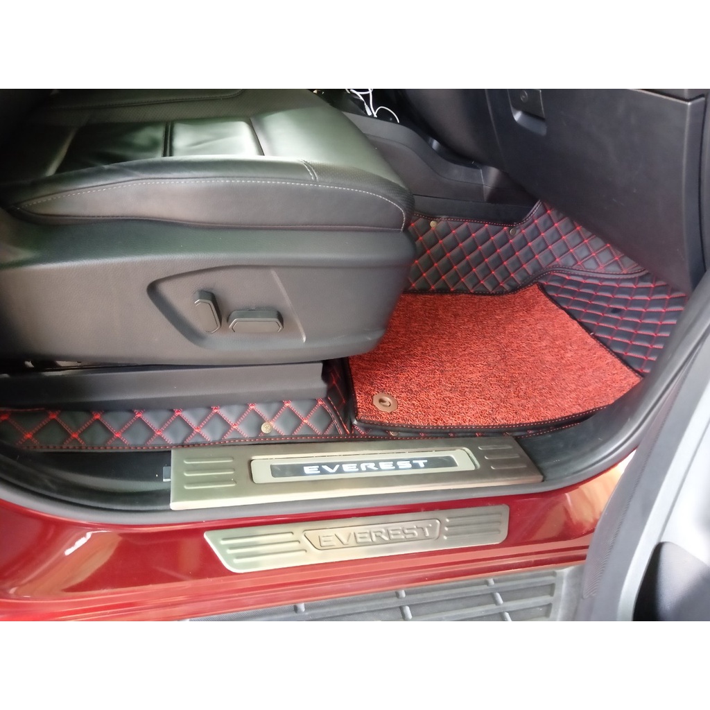 Bộ rối lót chân thảm sàn 5D dành cho xe 7 chỗ Audi Q5, Q7 ngăn bụi, sạch sẽ, dễ dàng vệ sinh