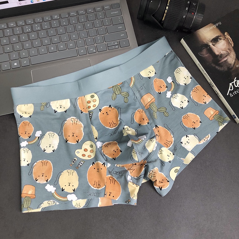 Quần Lót Nam Thần Sấm Chính Hãng Modal Cao Cấp Hình Mèo Ngoan _HOMEO_MEO