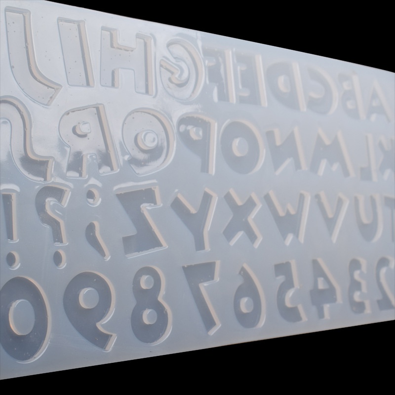 Khuôn Silicone Làm Đồ Thủ Công Hình Chữ Cái Tiếng Anh