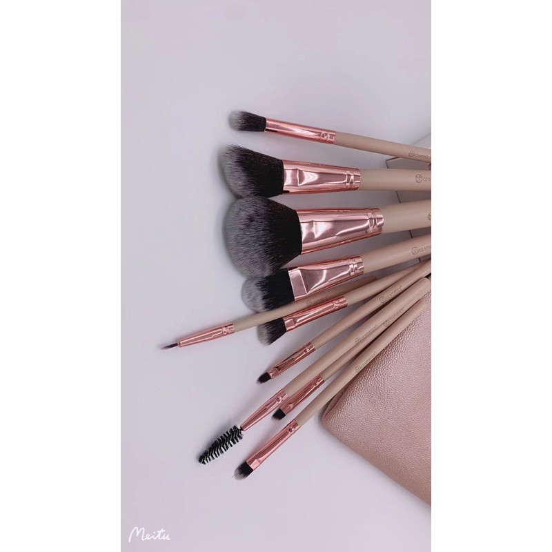 Bộ 10 cọ ttrang điểm BH cosmetics pretty in the pink