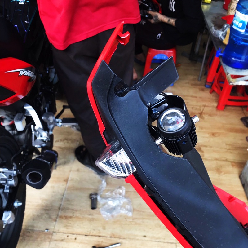 Trợ sáng mini bi cầu cho Winner X v3, trợ sáng winner cực sáng moto tấn phát