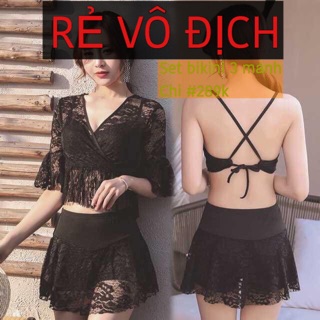 Set bikini 3 mảnh - kèm ảnh thật sỉ=lẻ