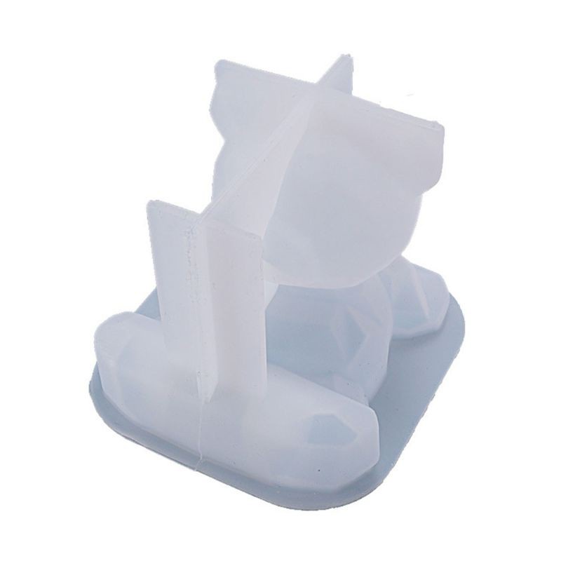 Khuôn silicon hình gấu 3D làm giá đỡ điện thoại/đồ thủ công mỹ nghệ trang trí diy